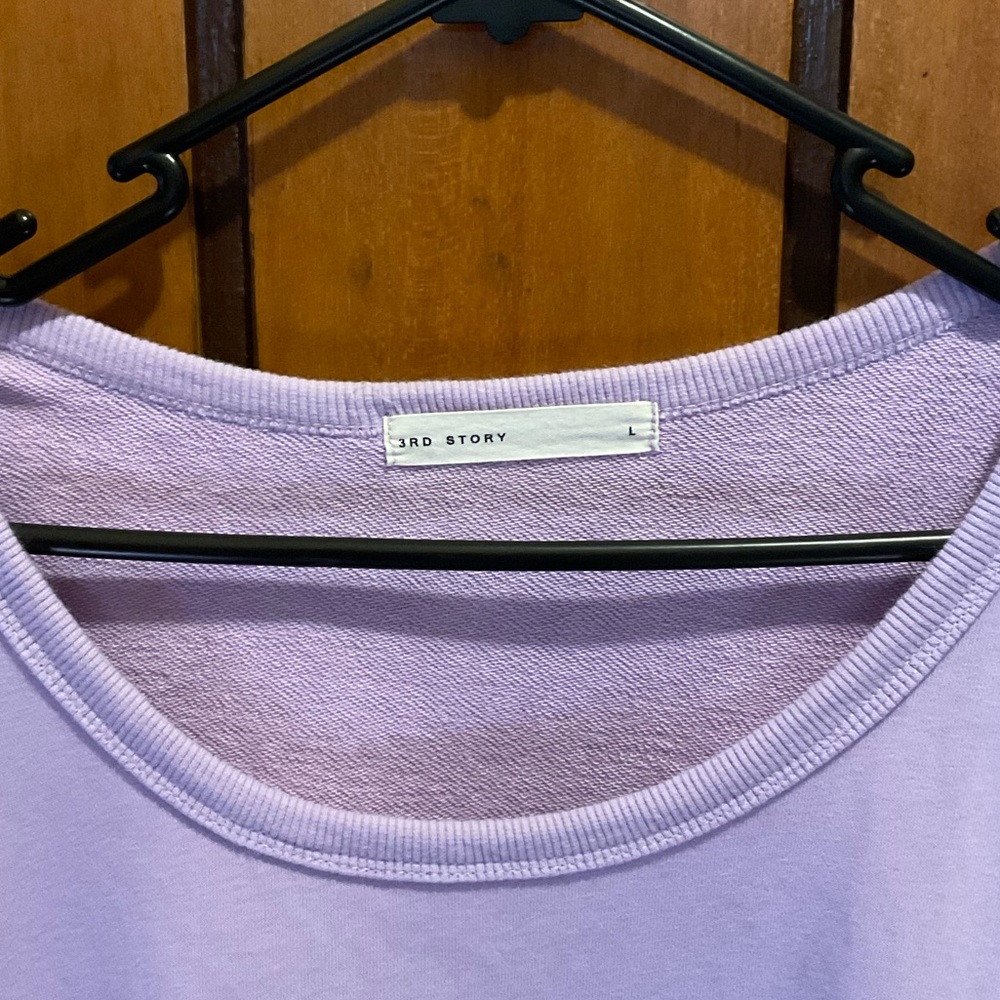 3rd Story ‘Ulverstone’ Relaxed Sweater Size L $40 💜 - Picture 2 of 11